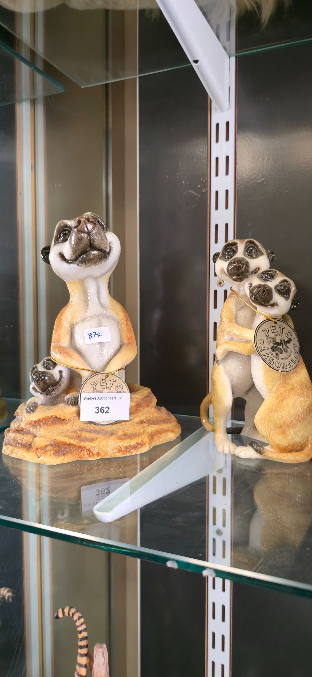 Lot 362: To Danbury, mint, pets, personality, meerkat figurines