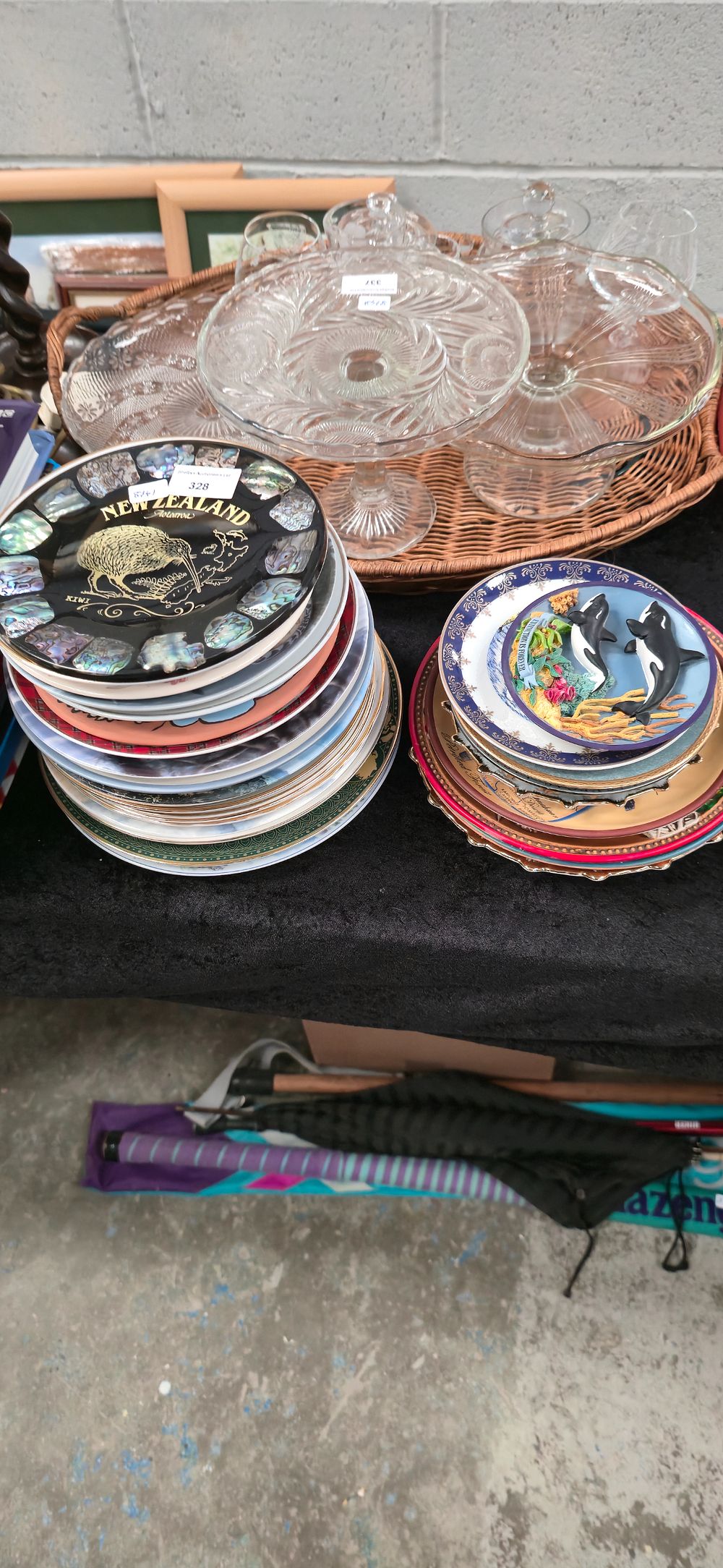 Lot 328: Selection of various collectors, pottery plates