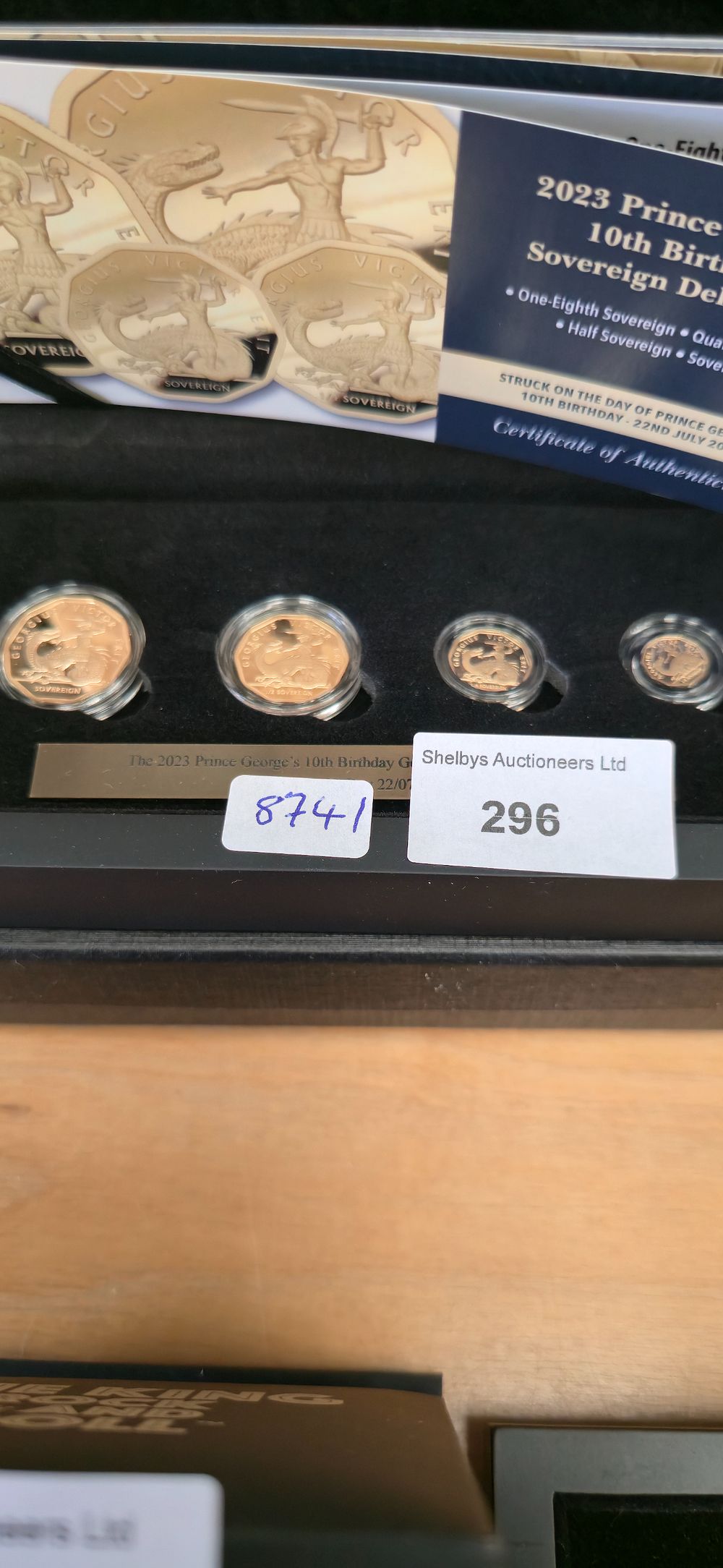 Lot 296: The 2023 Prince George’s 10th birthday gold sovereign...