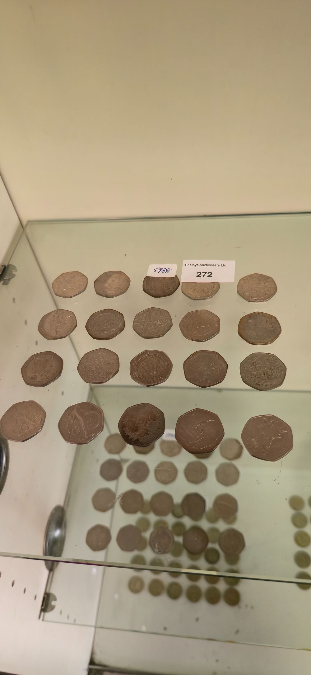 Lot 272: 20 various collectors, 50p coins