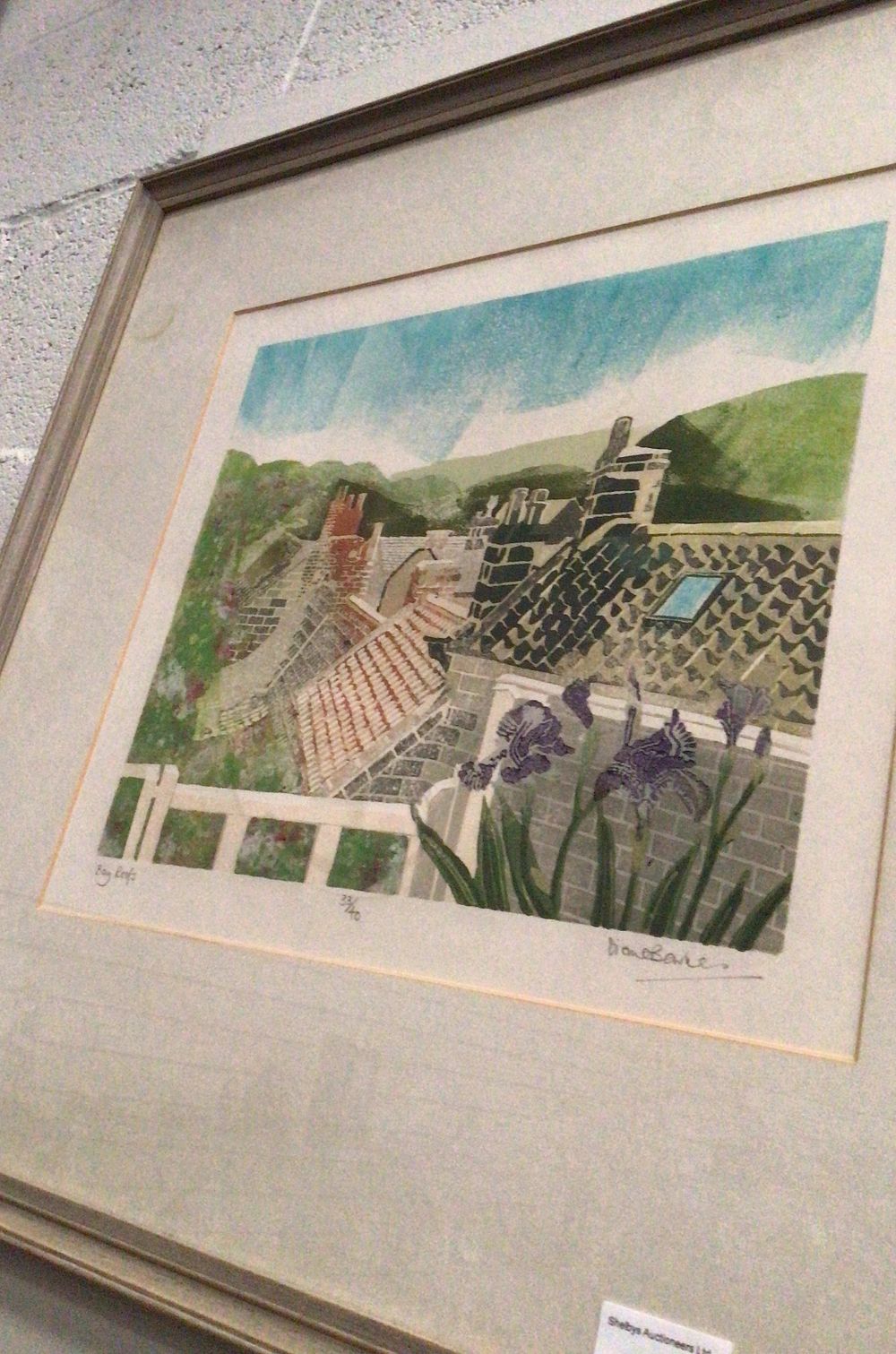 Lot 150: Diane Barker Limited Edition Print 'Bay Roofs'