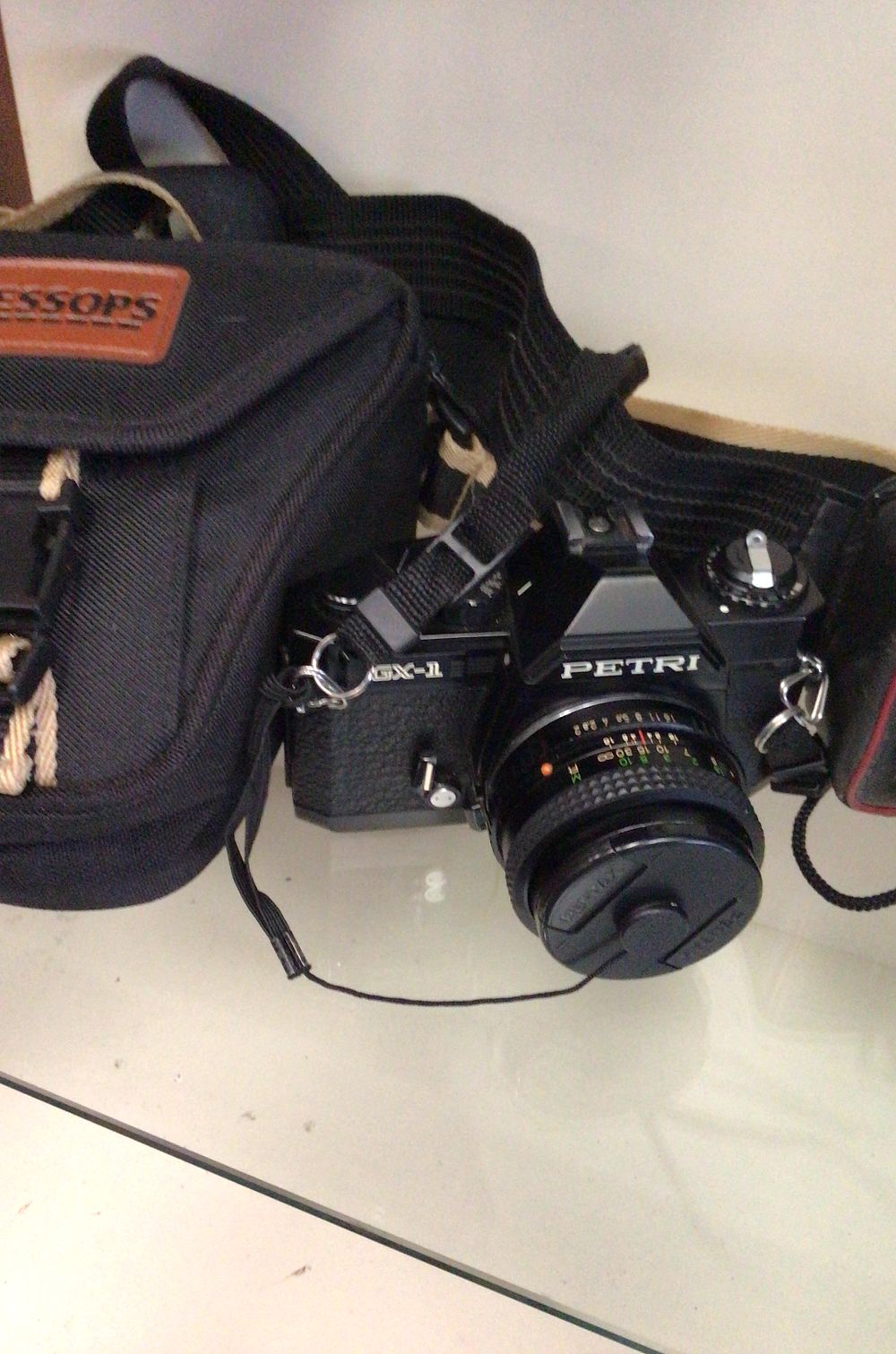 Lot 176: Petri GX-1 Camera, Premier Camera, Jotron Beacon & Accessories