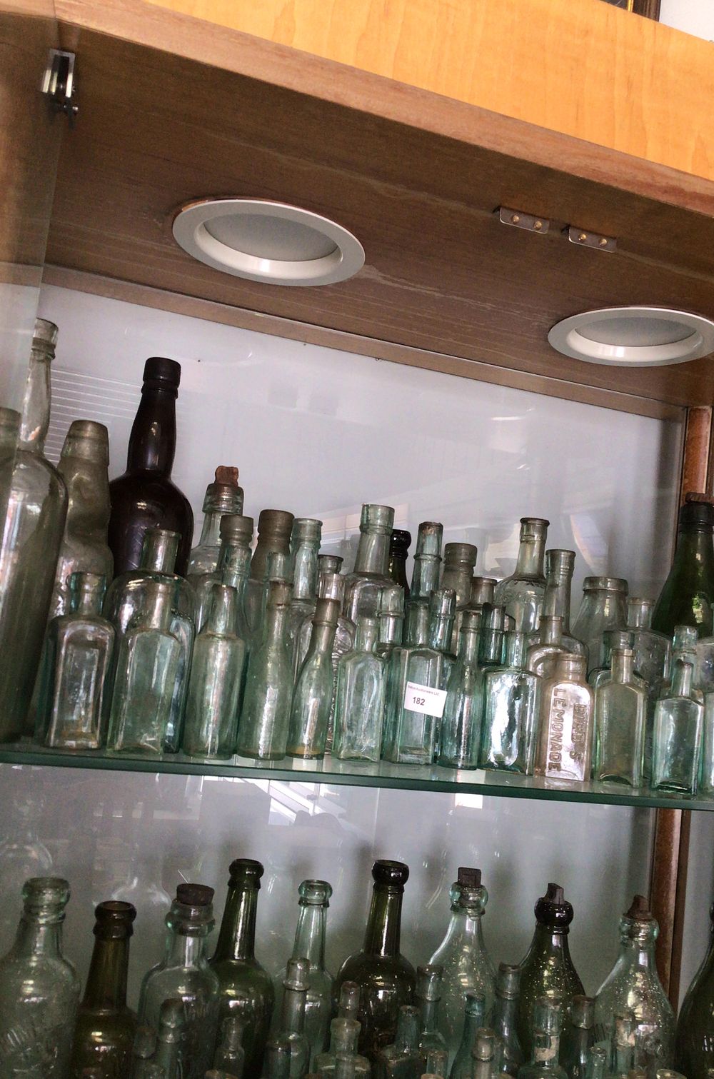 Lot 182: Collection of Vintage Apothecary and Glass Bottles