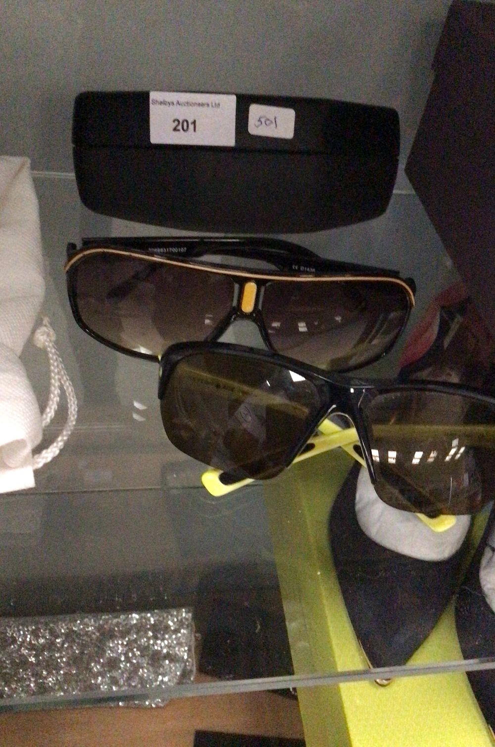 Lot 201: Carrera Navigator-Style and Sport Sunglasses with Case