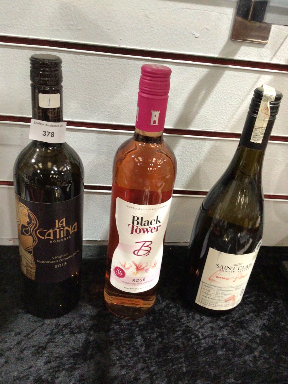 Lot 378: Assorted Wine Bottles Collection