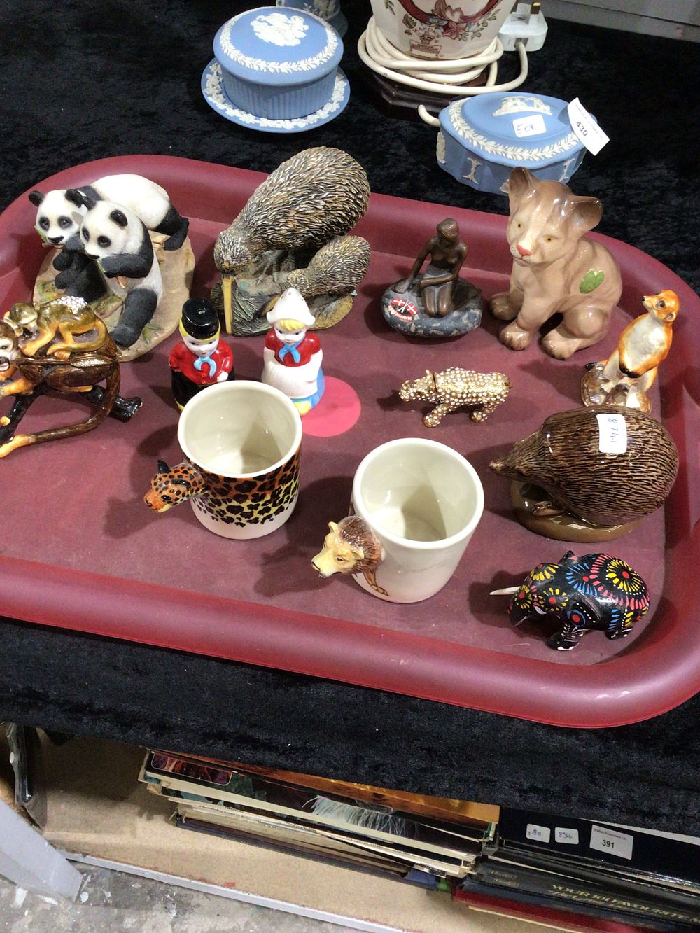 Lot 379: Assorted Decorative Figurines and Wares