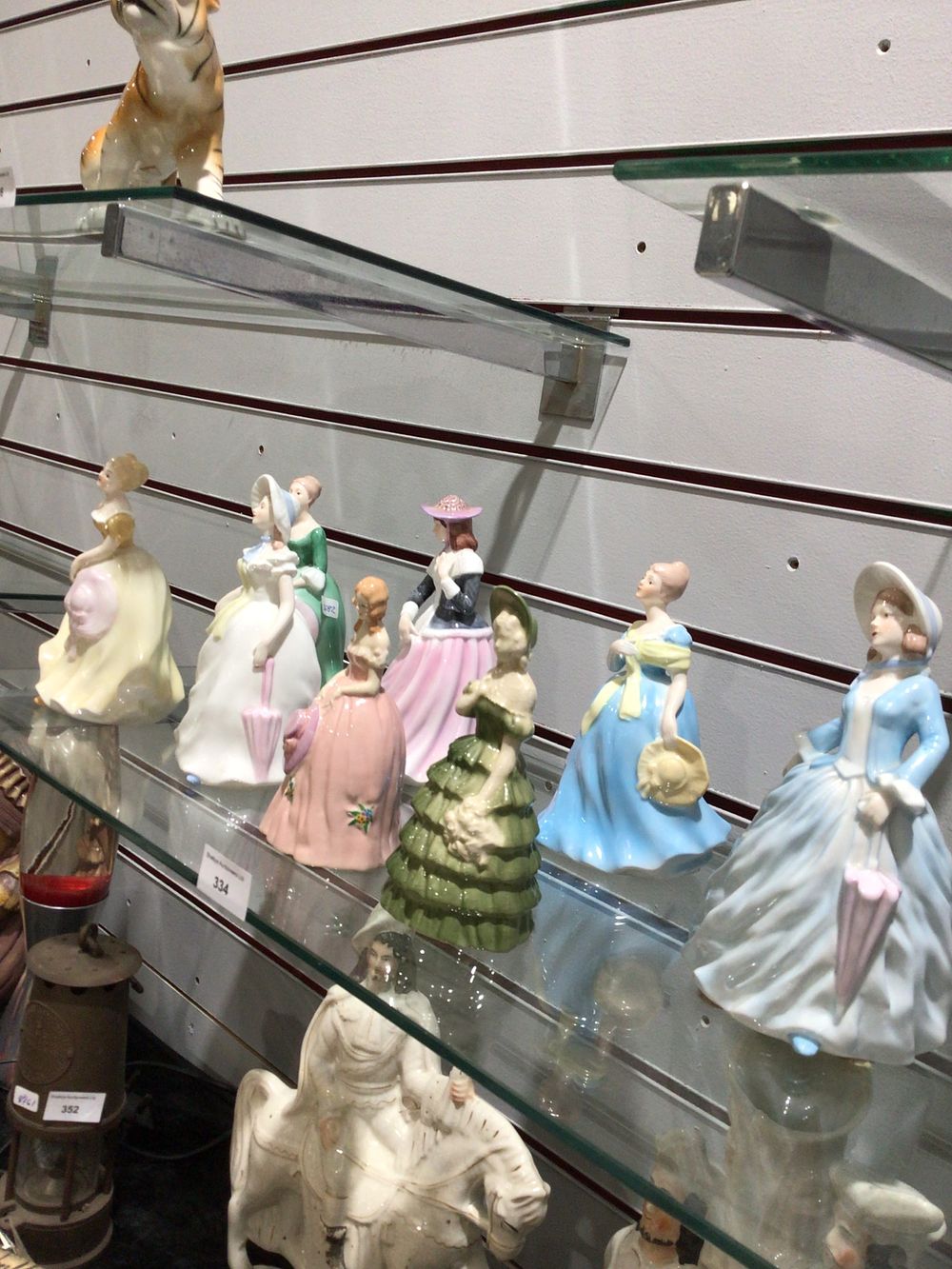 Lot 334: Classic Ladies Porcelain Figurines, Lot 334