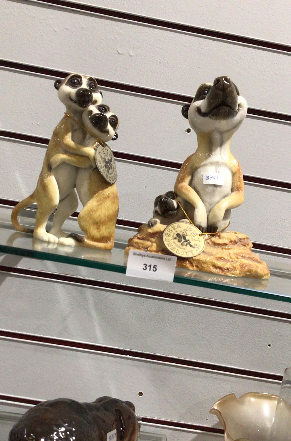 Lot 315: Pets With Personality Meerkat Figurine Collection