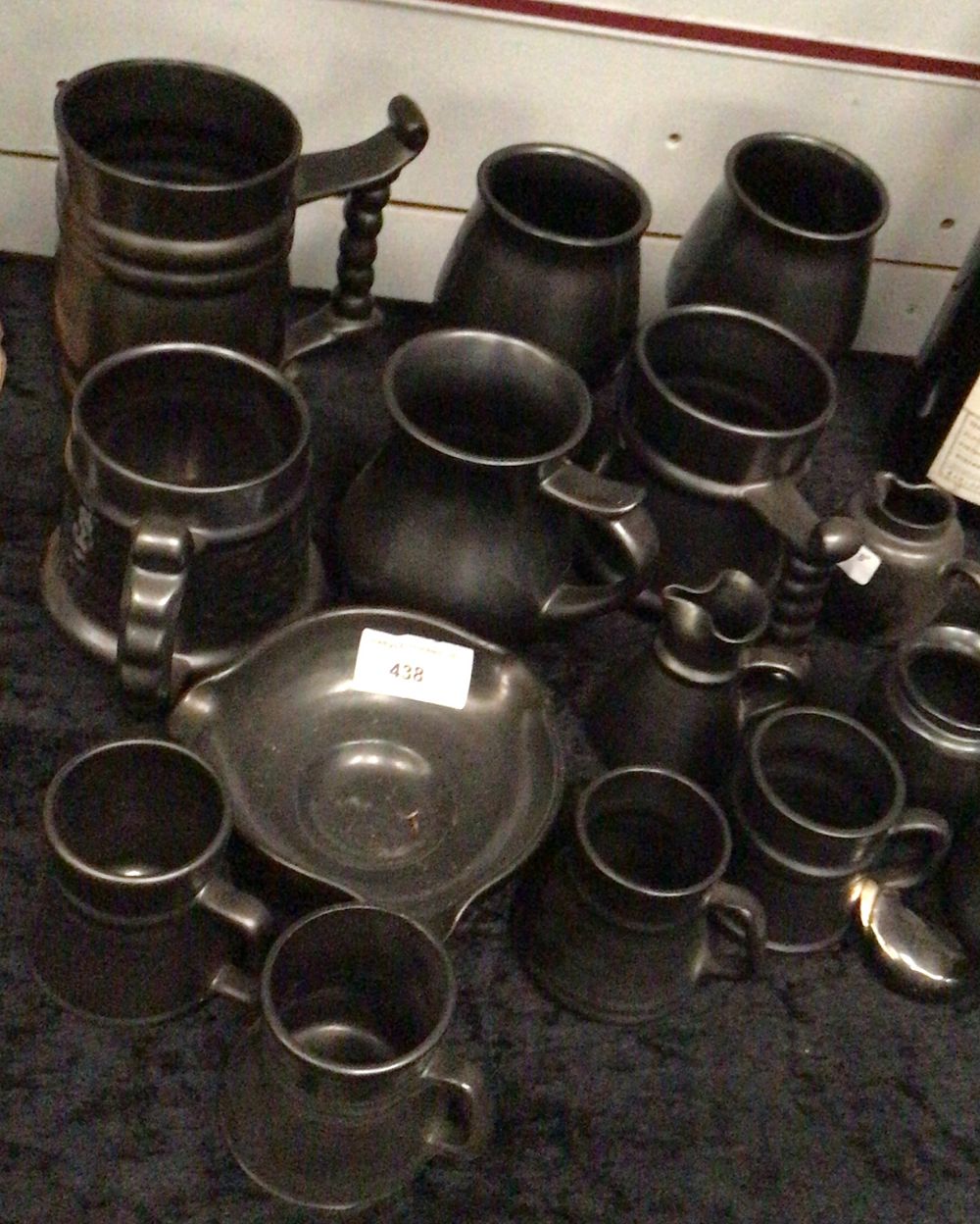 Lot 438: a group of Prinknash Pottery ware