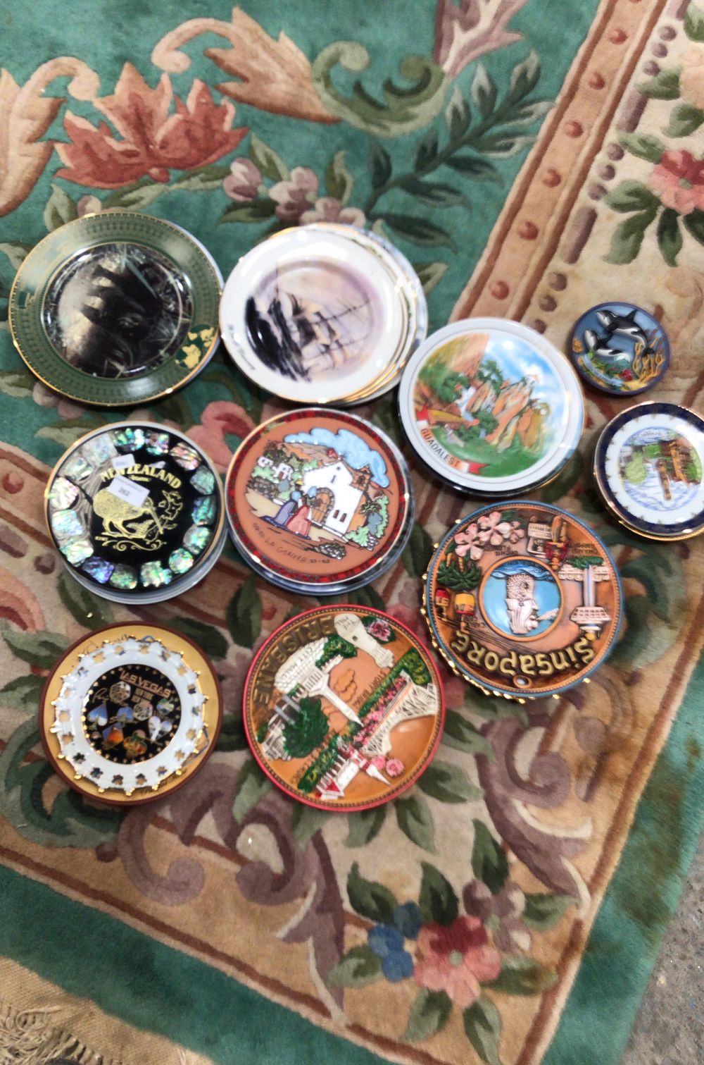Lot 291: Collection of Decorative Souvenir Collector Plates