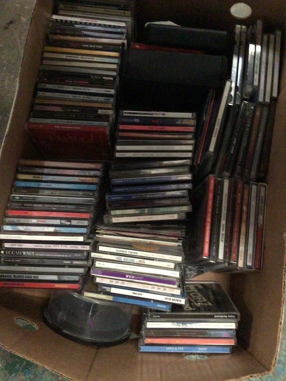 Lot 341: Box containing various genre music CDs