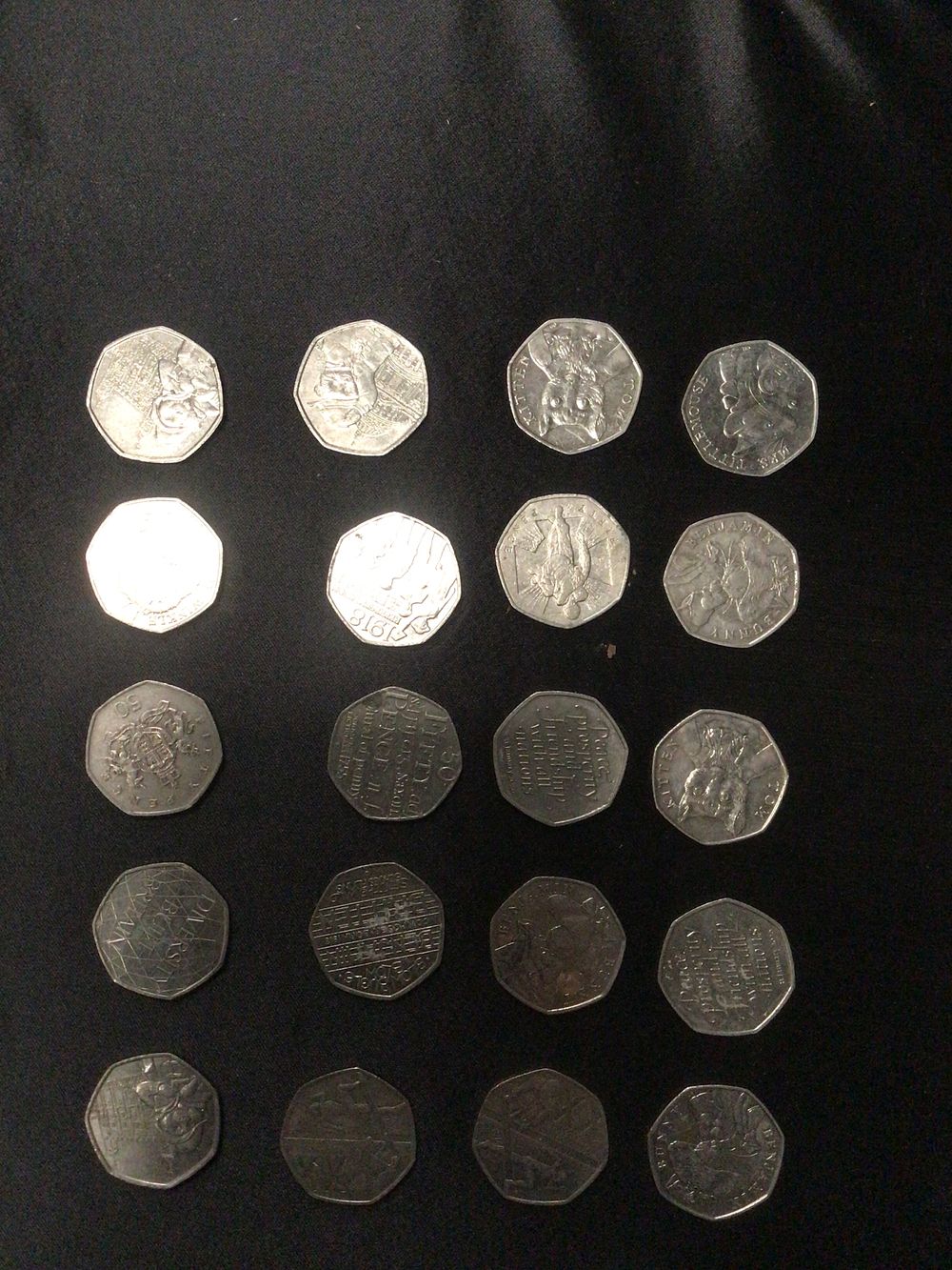 Lot 200: A Group of Various British 50 Pence Collector's Coins