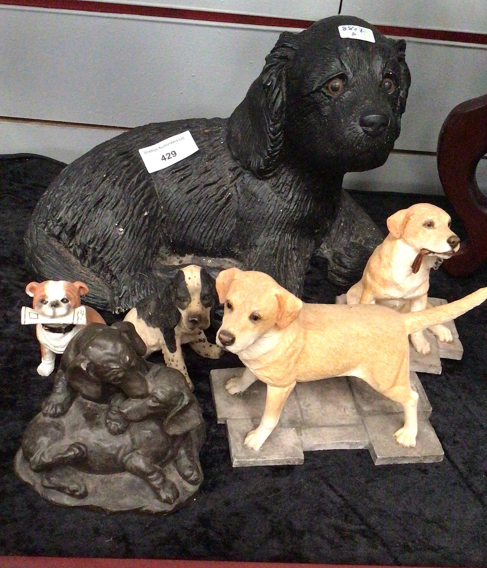 Lot 288: A Group of Sherratt & Simpson Dog Figurines