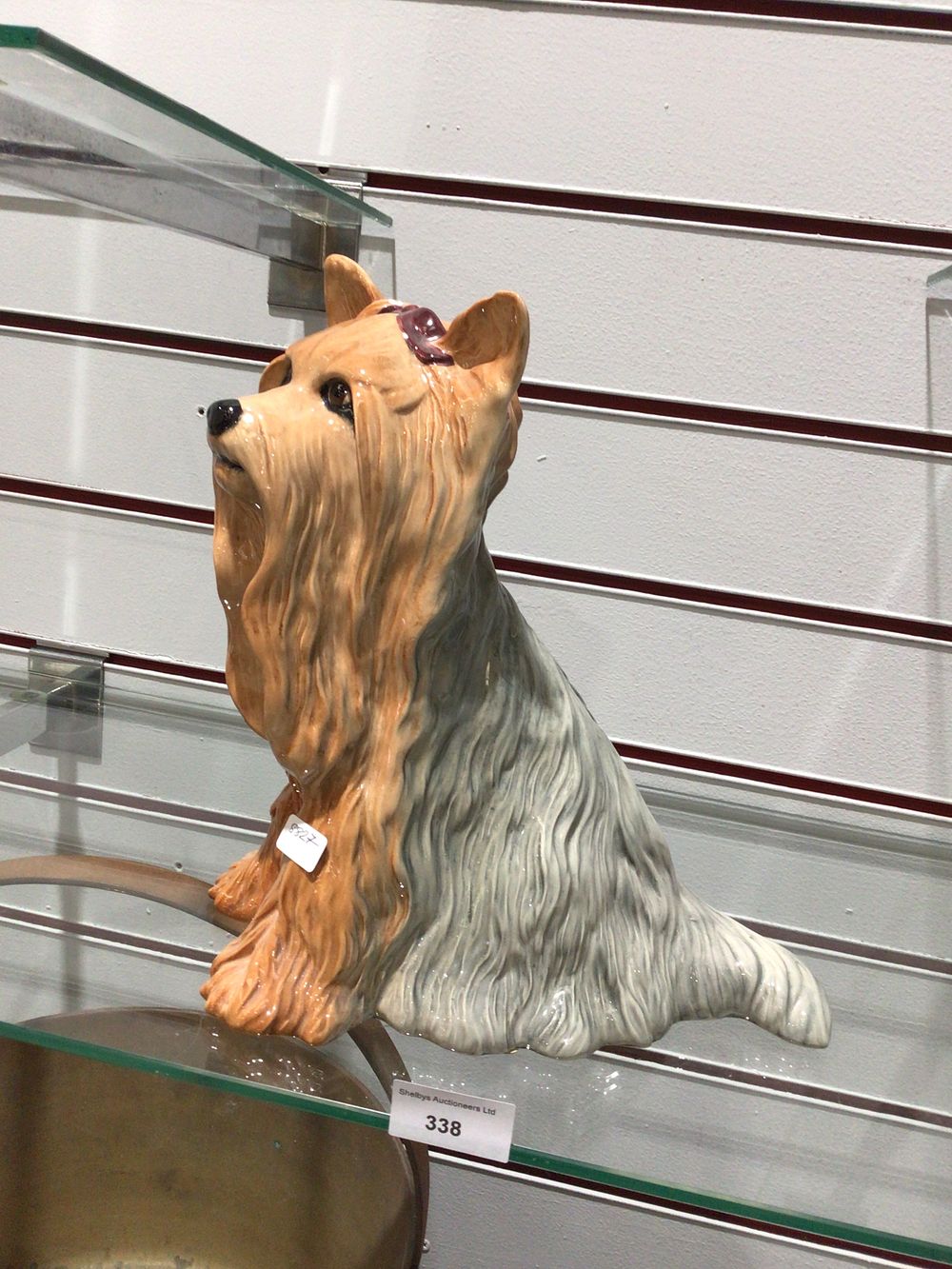 Lot 338: Royal Doulton Large Yorkshire Terrier Figurine