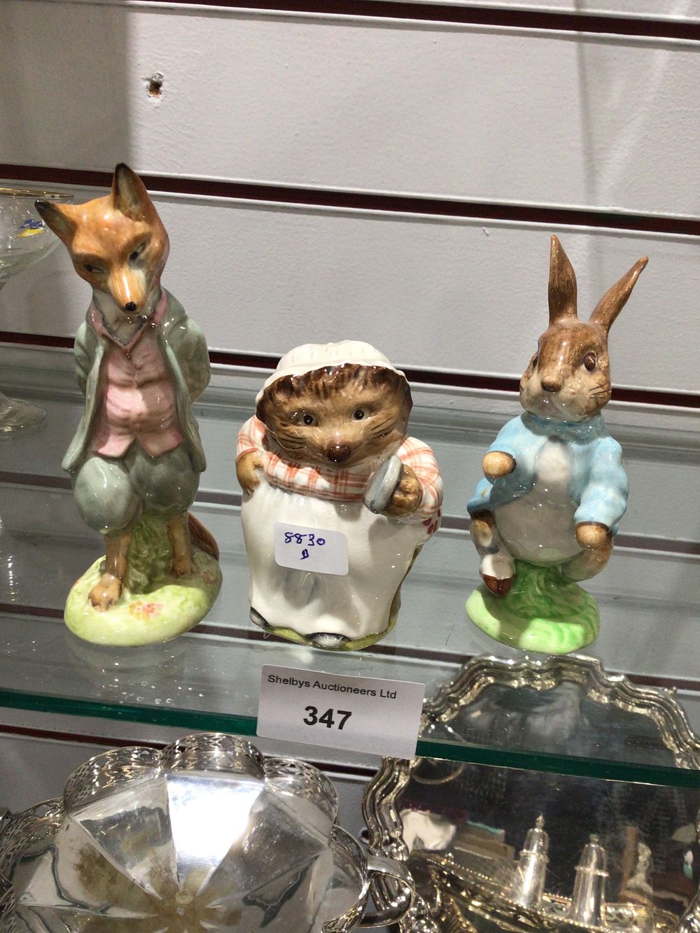 Lot 347: A Group of Three Beswick Beatrix Potter Ceramic Figures