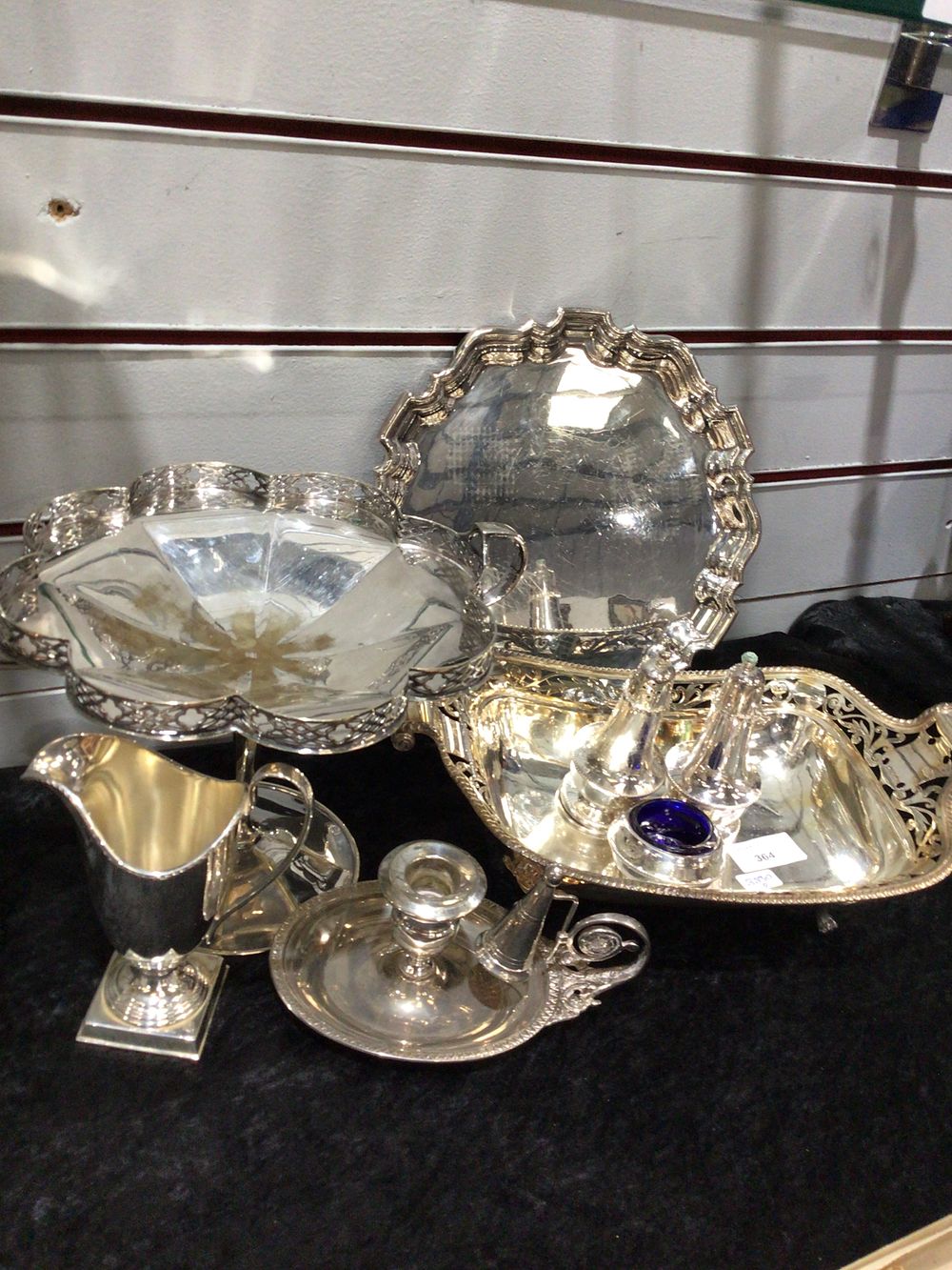 Lot 364: A Group of Silver Plated Tableware