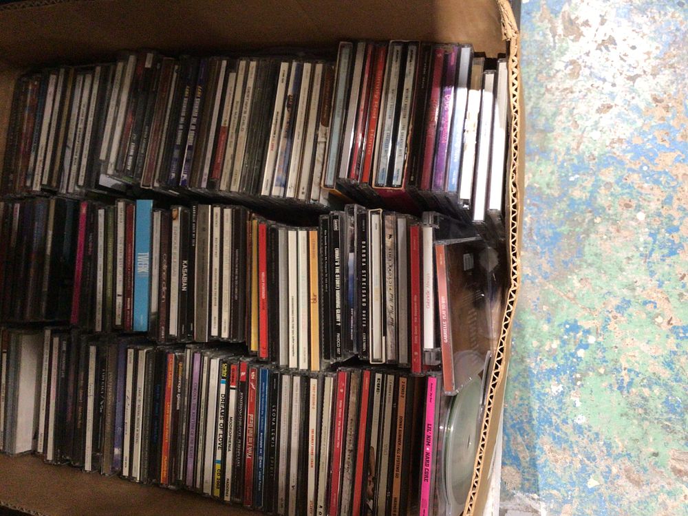 Lot 326: Box containing various genre CDs