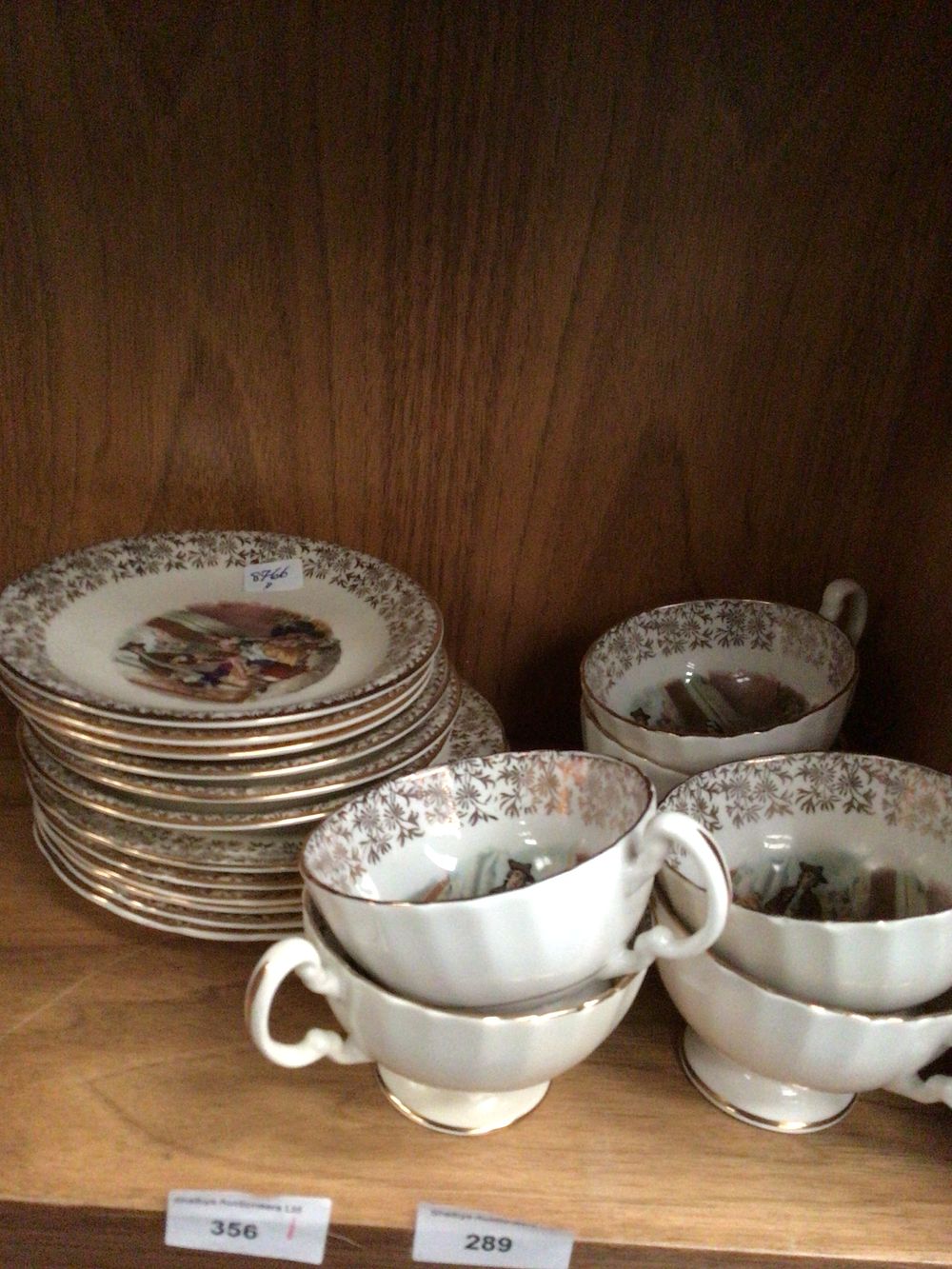 Lot 296: bone china tea set 18 pieces