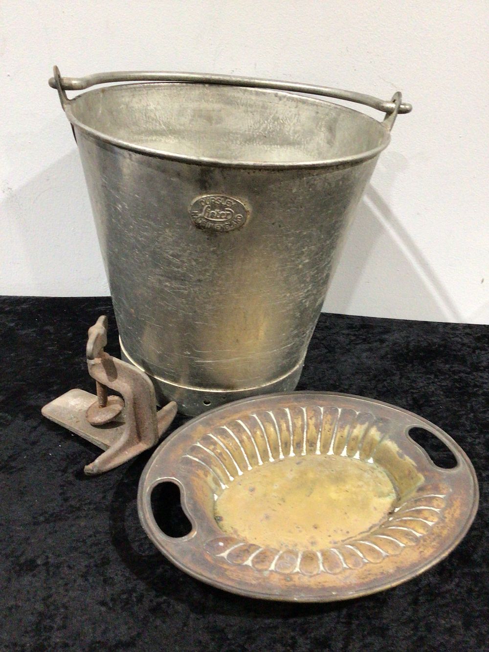 Lot 180: A Group of Three Vintage Metalware Items