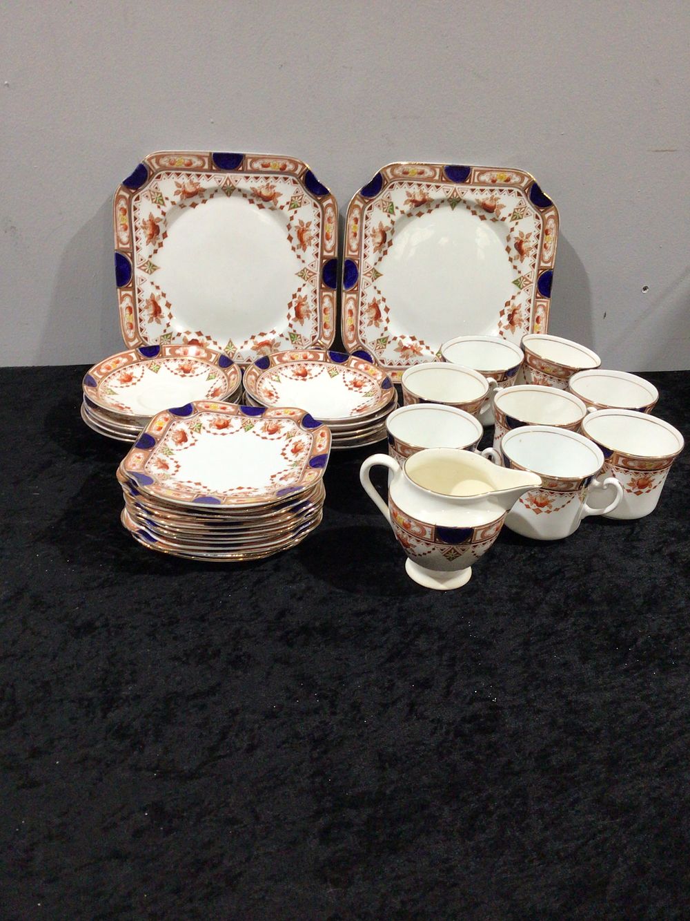 Lot 226: A Collection of Colclough Genuine Bone China Dinnerware, Pattern 4132, Imari Style
