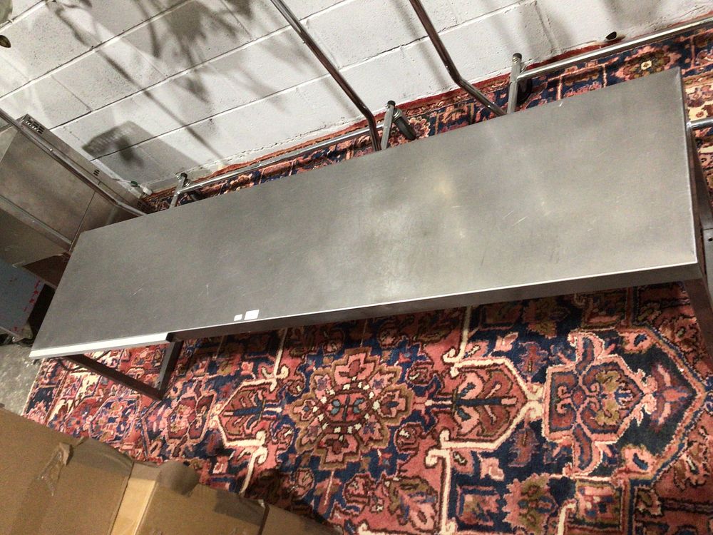 Lot 45: A Contemporary Industrial-Style Stainless Steel Mobile Commercial Food Warming and Serving Unit