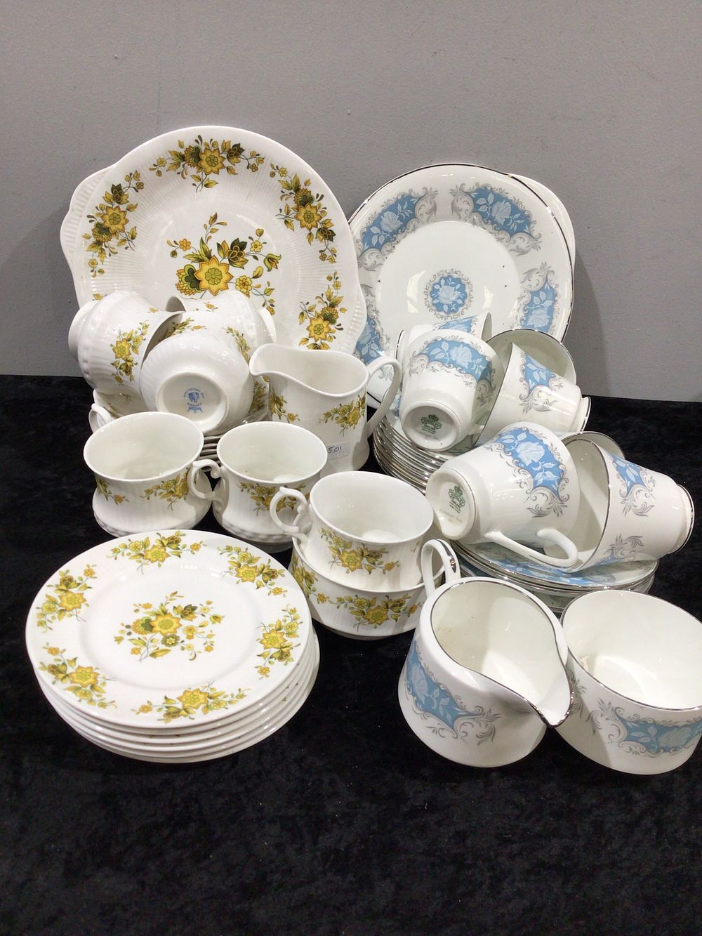 Lot 300: A Collection of English Fine Bone China Tableware by Royal Albert, Lynson, and Harmony