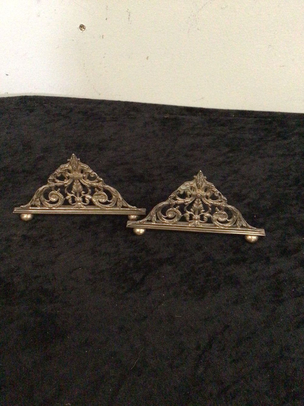 Lot 189: A Pair of Silver-Plated Rococo Revival Napkin Holders