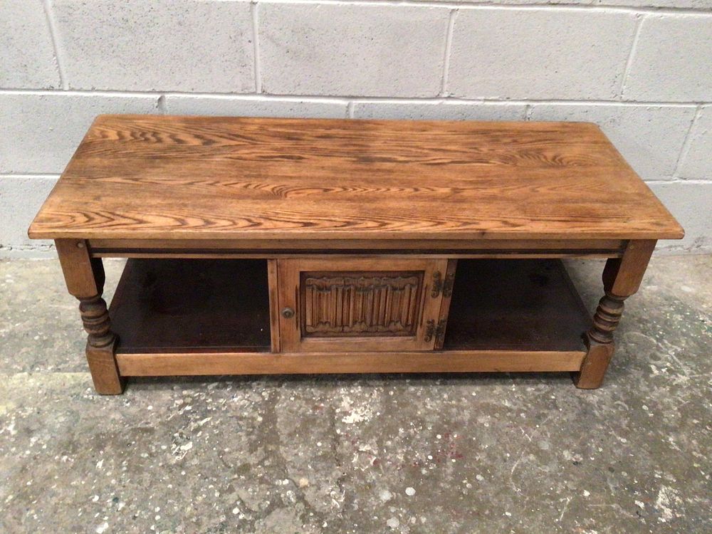 Lot 242: An Old Charm Oak Coffee Table