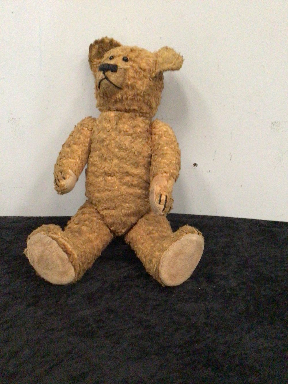 Lot 264: Early Vintage Golden Mohair Jointed Teddy Bear