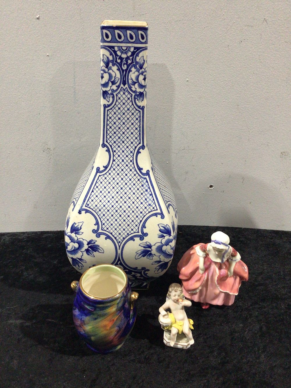 Lot 319: A Group of Four Ceramic Items, including Burleigh, Royal Doulton, and Soho Pottery