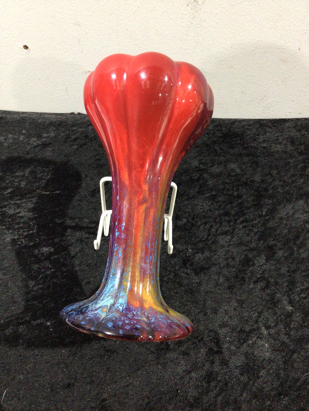 Lot 201: A Doulton Lambeth Flambe Vase
