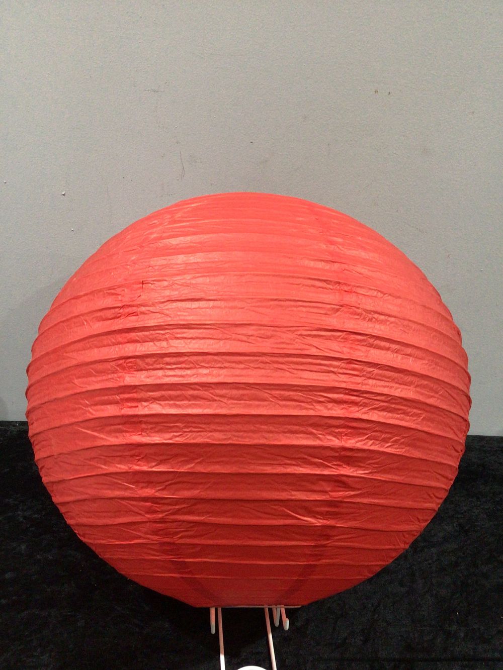 Lot 464: A Collection of 60 Red Round Paper Lanterns