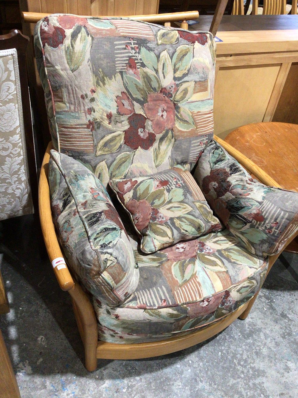 Lot 174: An Ercol Renaissance High Back Armchair