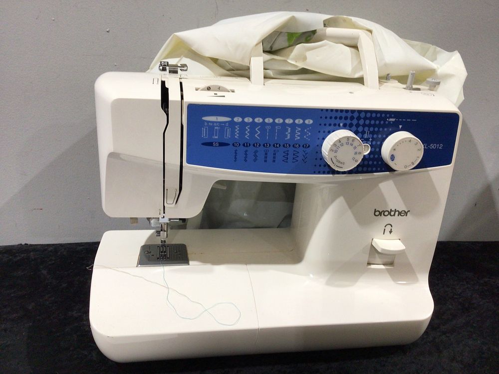 Lot 402: Brother XL-5012 White and Blue Sewing Machine