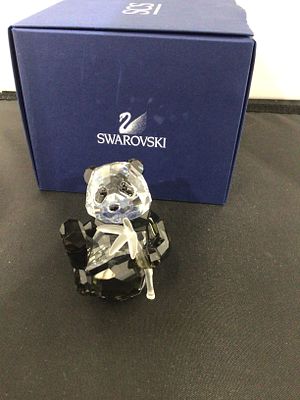 Swarovski SCS Panda Cub 2008 Crystal Figurine, Model 5063690, with Box. A Swarovski SCS Panda 