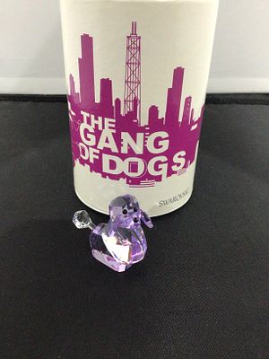 Swarovski Lovlots 'The Gang of Dogs' Violetta Poodle Crystal Figurine. A Swarovski Lovlots 'The 