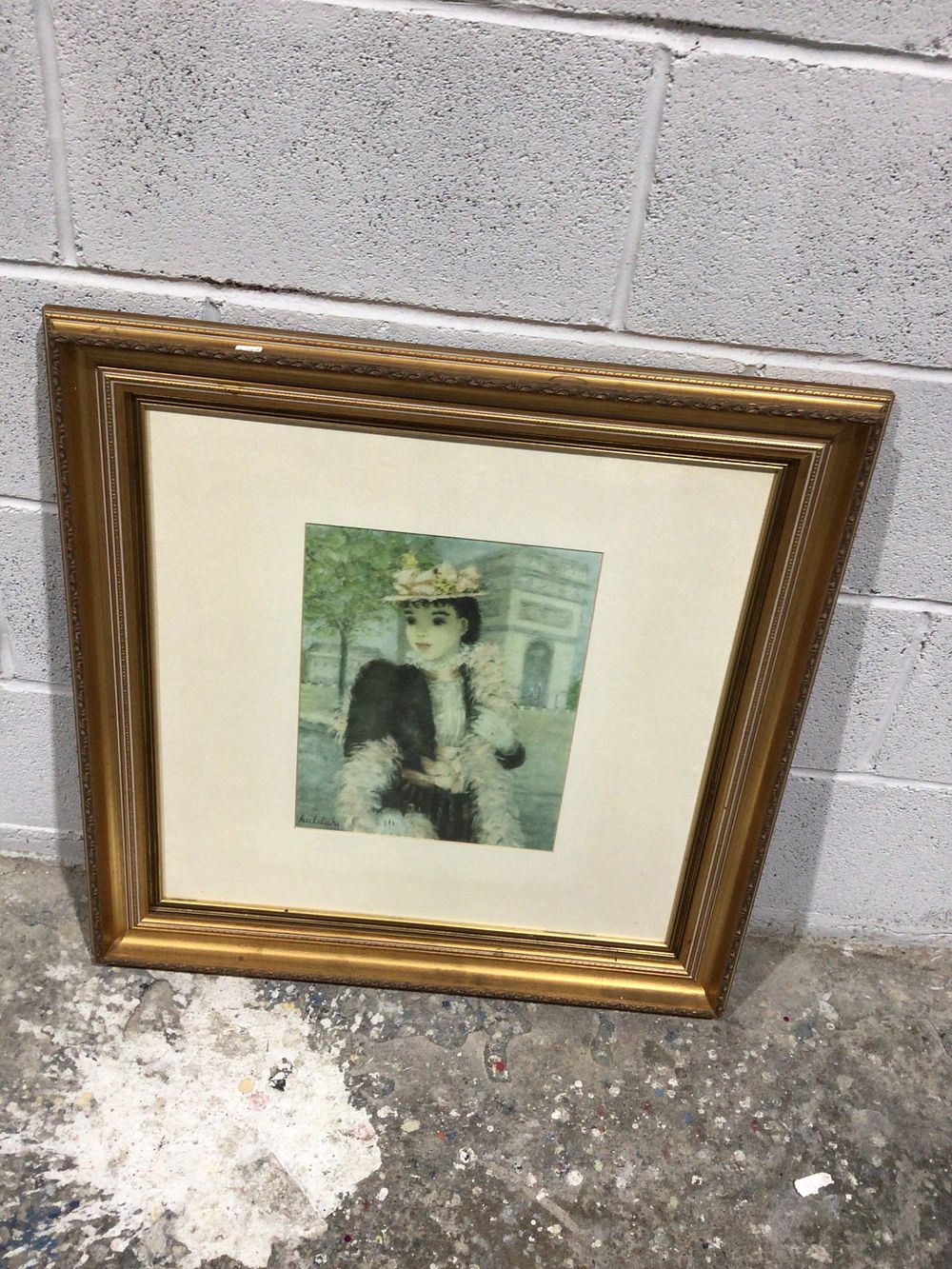 Lot 252: A Framed Print by Huldah