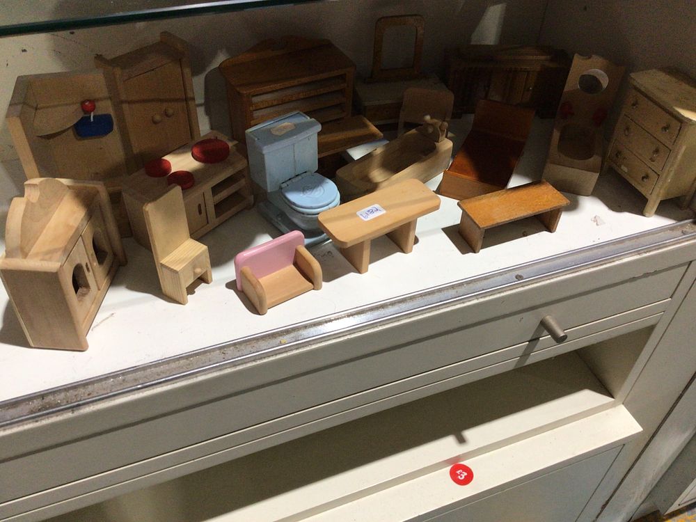 Lot 313: A Collection of Ryan's Room Wooden Dollhouse Furniture