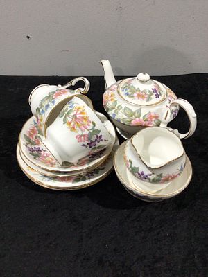 A Paragon 'Country Lane' Partial Tea Service. A Paragon 'Country Lane' partial tea service 