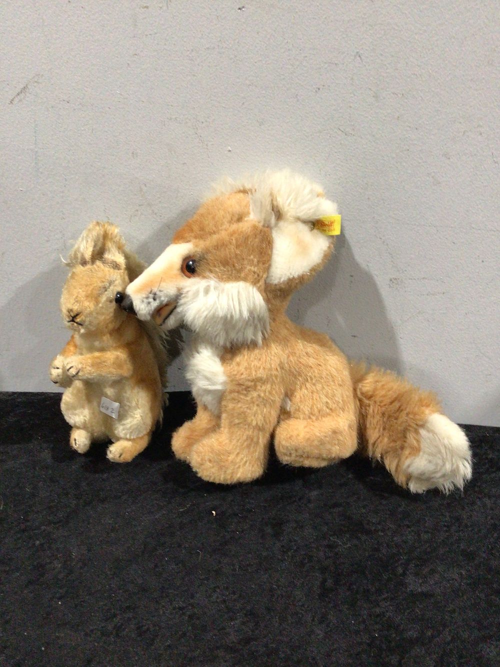 Lot 308: A Pair of Steiff Fox (34cm) and Squirrel Plush Animals
