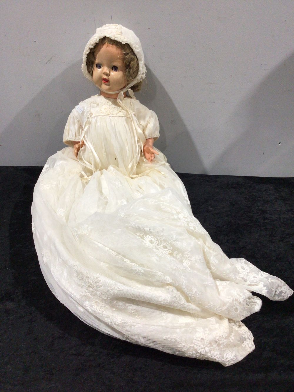 Lot 313: Simon & Halbig Bisque Socket Head Character Baby Doll
