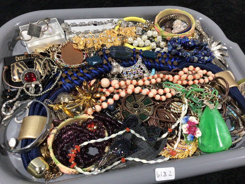 Lot 344: A Collection of Costume Jewelry