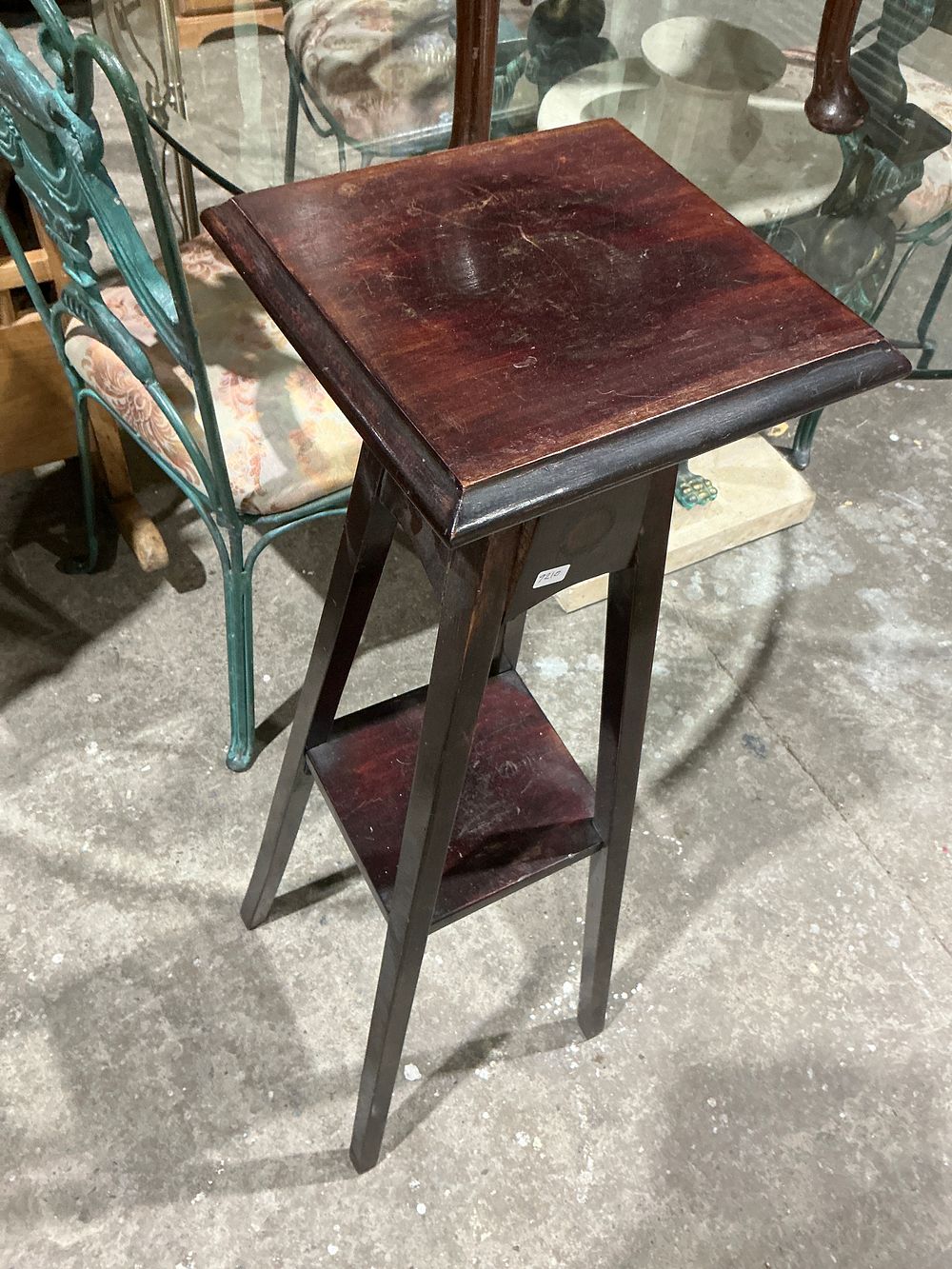 Lot 261: A 19th Century Chinese Hardwood Pedestal Stand