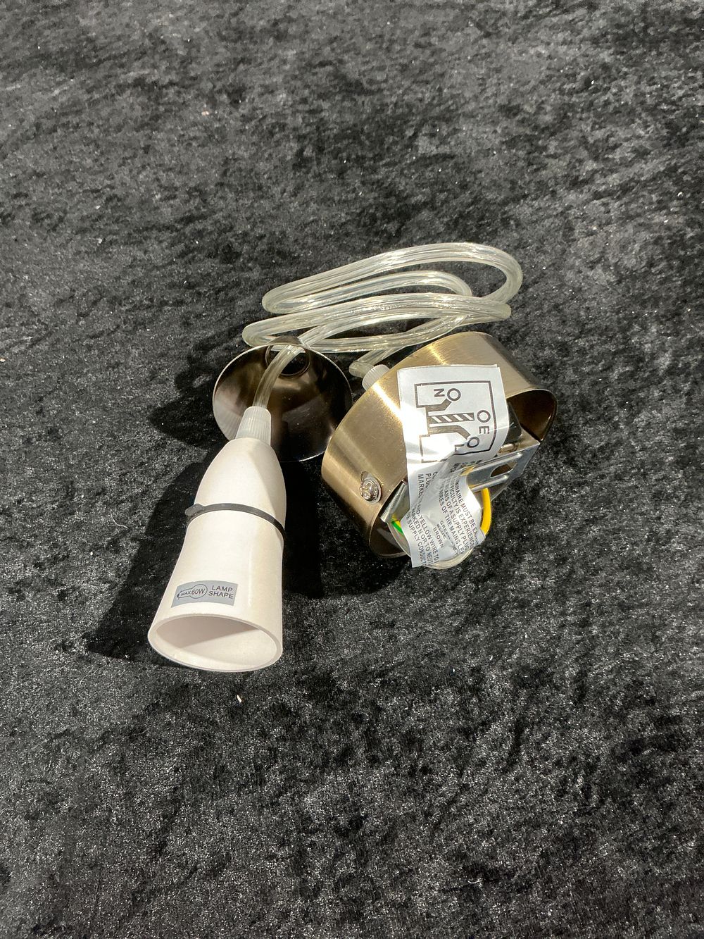 Lot 290: A Collection of 20 Contemporary Pendant Light Fitting Assemblies