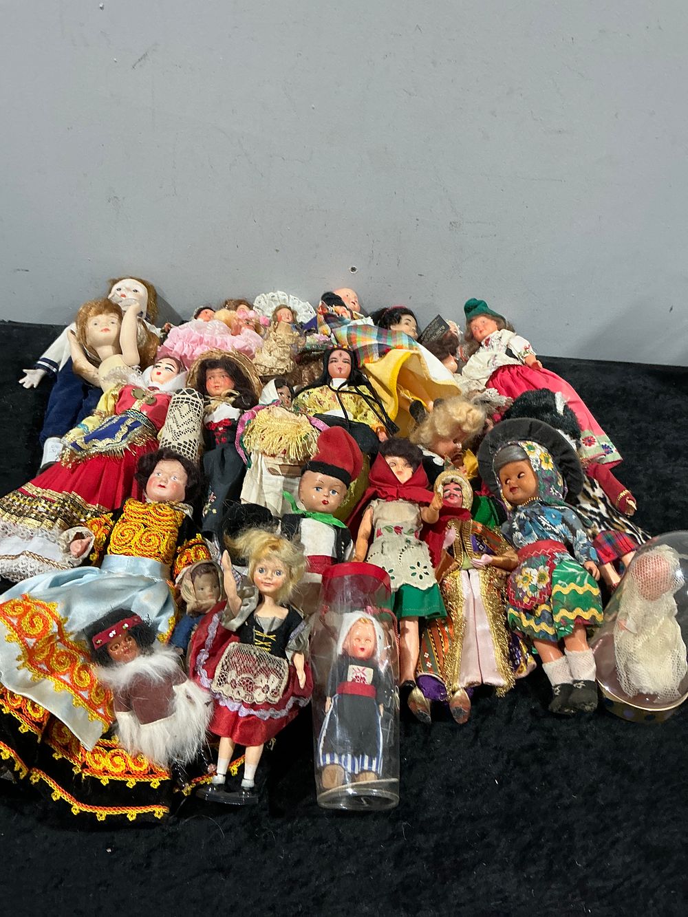 Lot 312: A Collection of 50 International National Costume Dolls