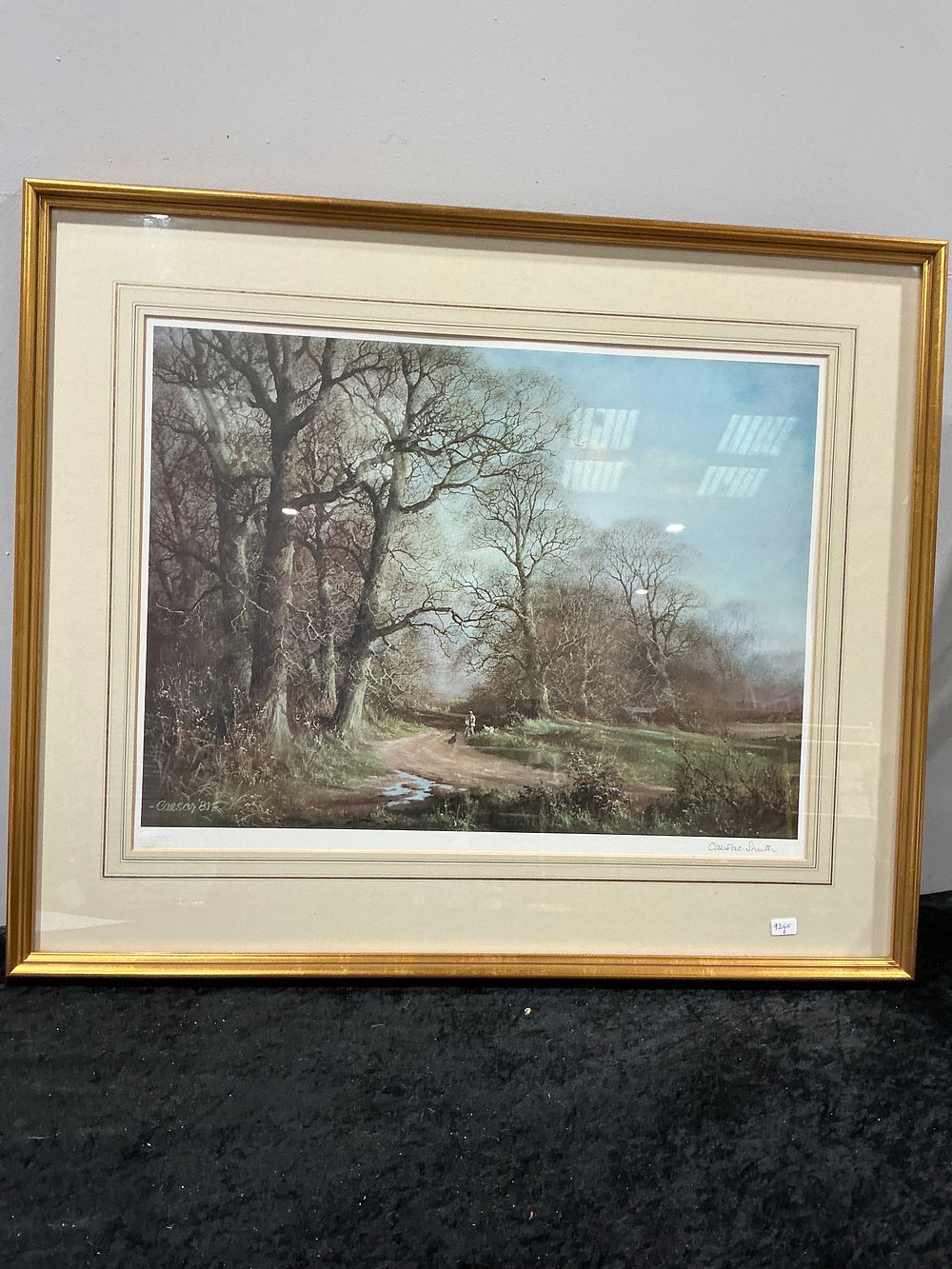 Lot 328: John Caesar Smith Limited Edition Print A Sunday Walk 1981