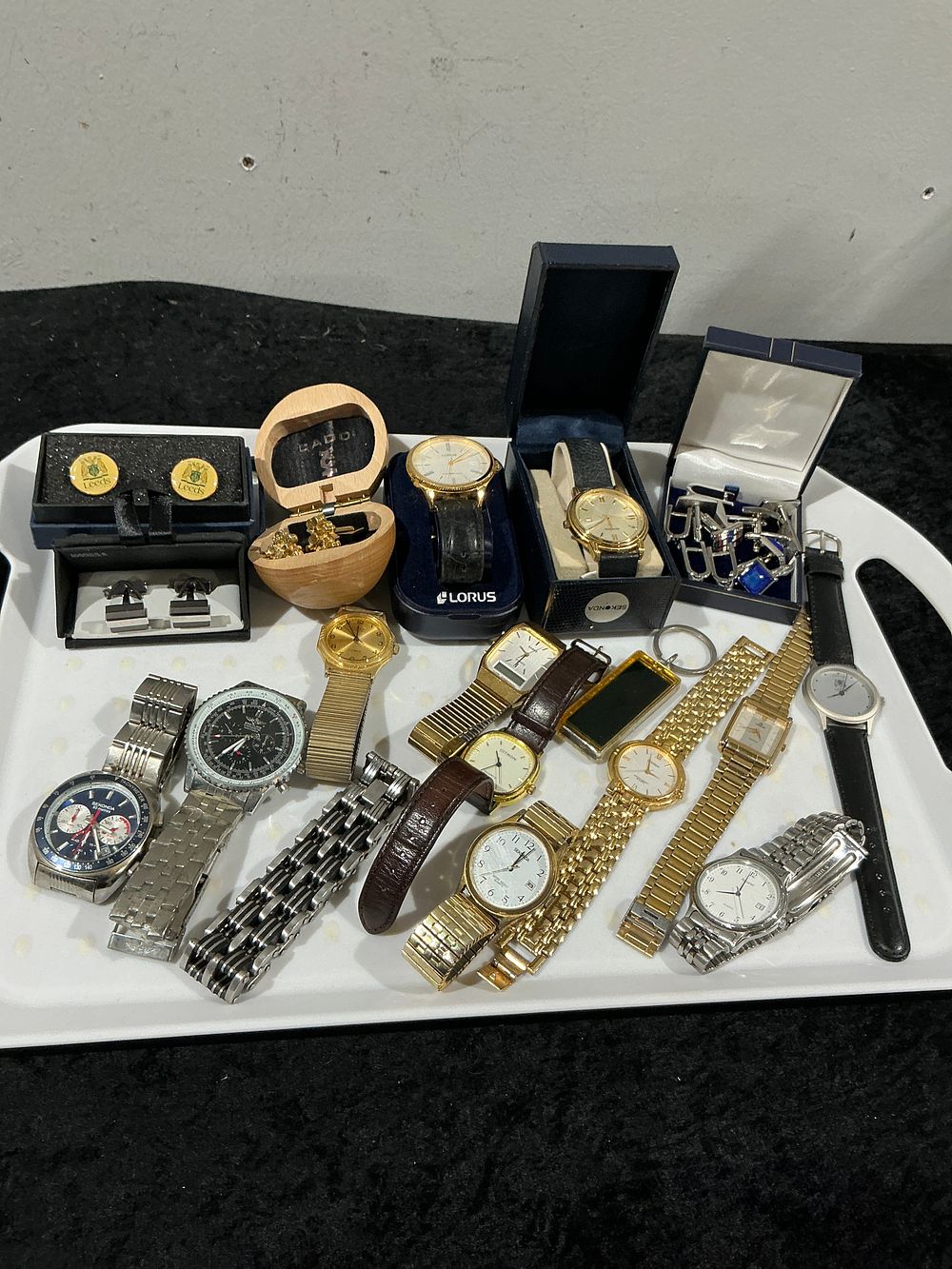 Lot 439: A Collection of Vintage and Costume Wristwatches and Accessories