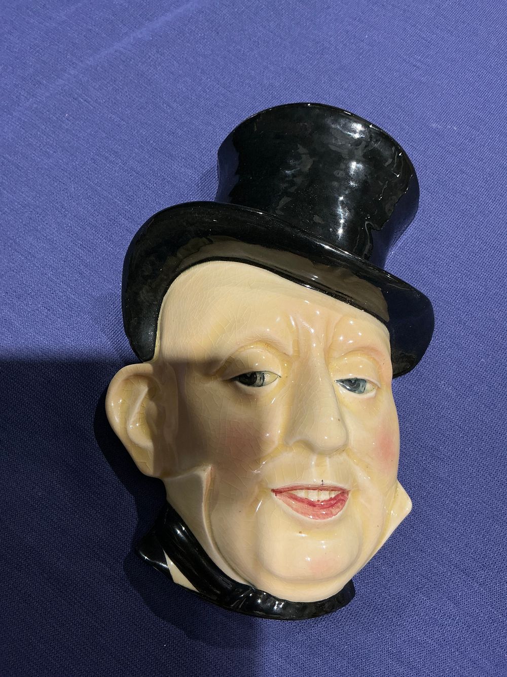 Lot 320: Beswick Pottery Mr. Micawber Ceramic Wall Plaque, Model 280
