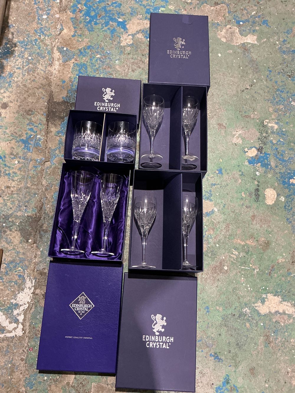 Lot 342: A Collection of Edinburgh Crystal Glassware