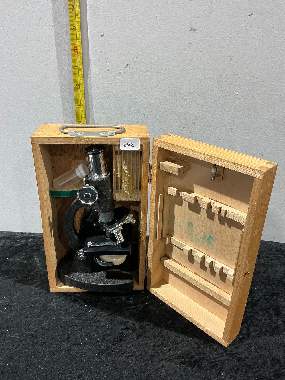 Lot 272: Monolux, Monocular Compound Microscope, Mid-20th Century